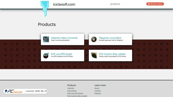 iciclesoft.com screenshot