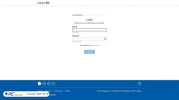 icorner.ch Screenshot
