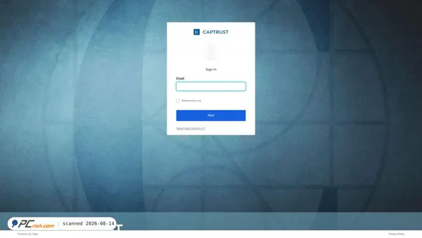 id.captrust.com screenshot