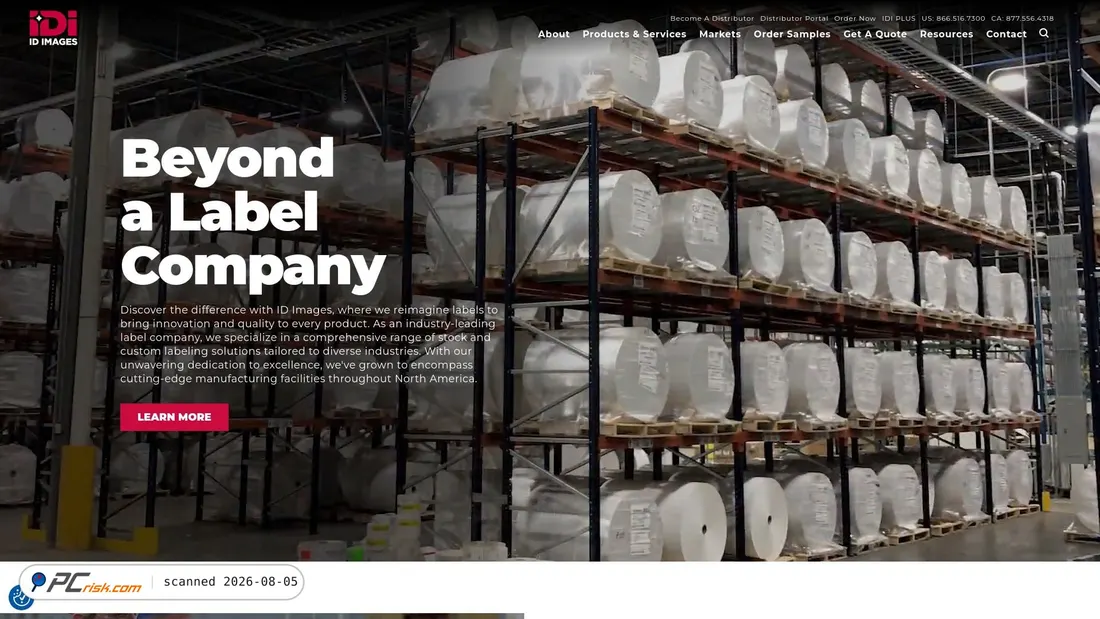 Screenshot of idimages.com