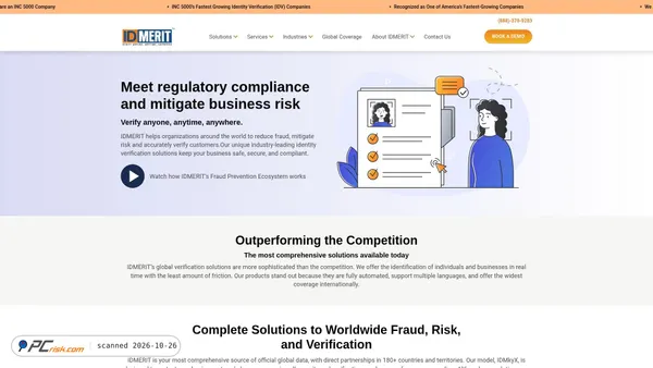 idmerit.com screenshot