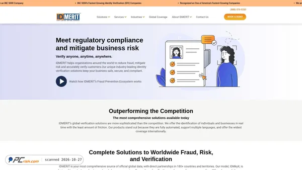idmerit.com Screenshot