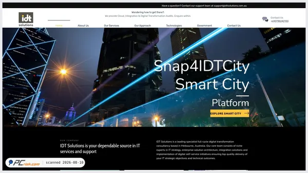idtsolutions.com.au screenshot