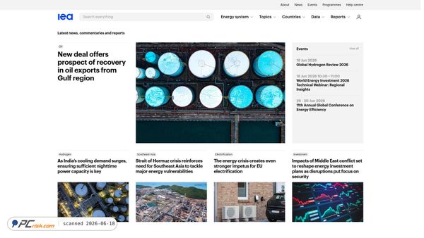 iea.org screenshot
