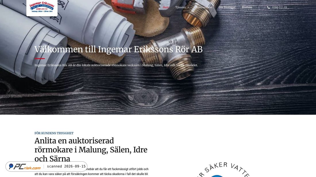 Screenshot of ieror.se