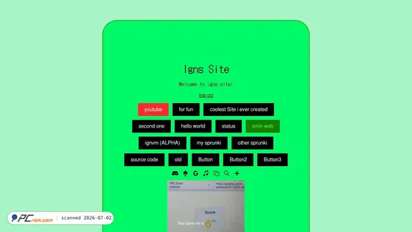 ignsite.carrd.co screenshot