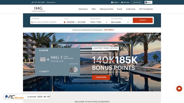 ihg.com screenshot