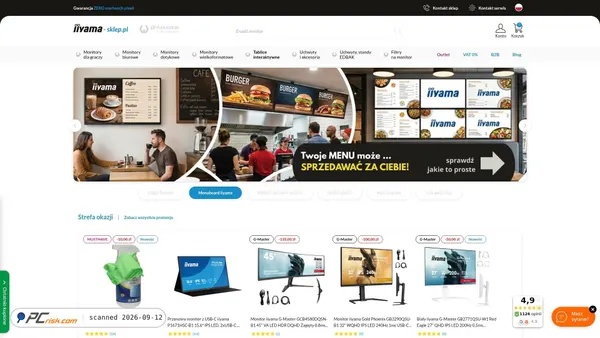 Screenshot di iiyama-sklep.pl