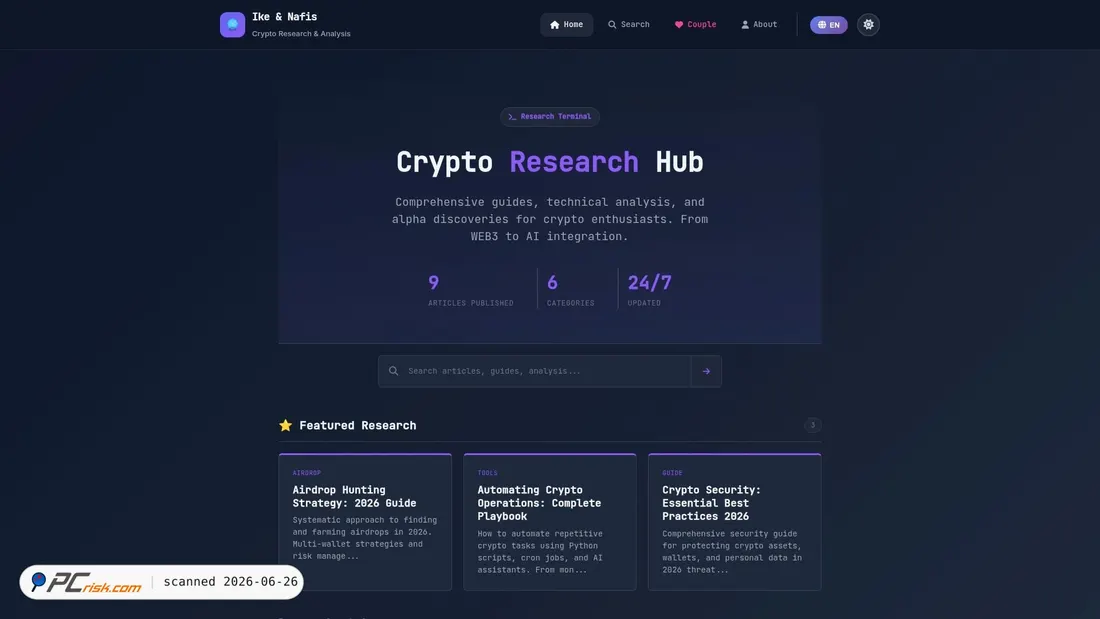 Screenshot of ikenafis.site