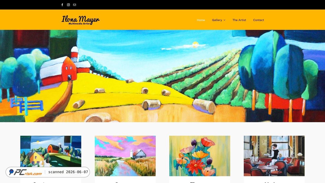 Screenshot of ilonamayer.com