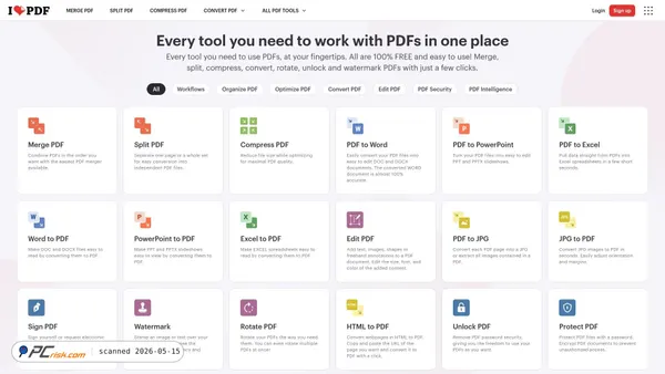 ilovepdf.com screenshot
