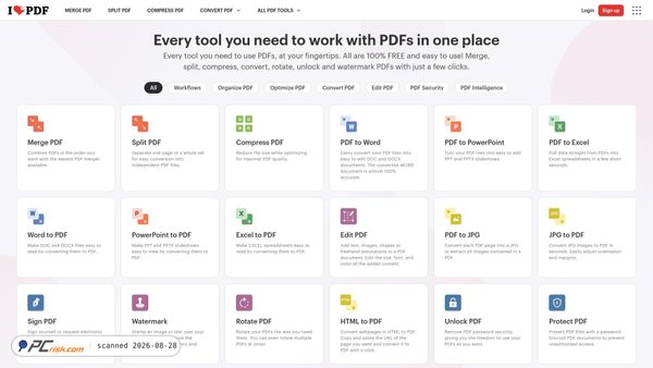 ilovepdf.com Screenshot