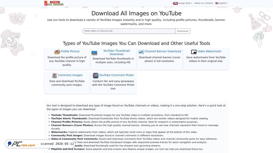 Screenshot von imageyoutube.com