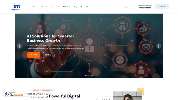 imdigitalvinod.com screenshot