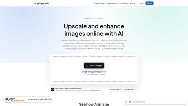 imgupscaler.com screenshot