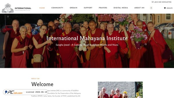 imisangha.org screenshot