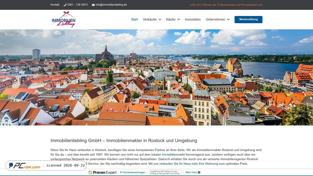 Screenshot of immobilienliebling.de