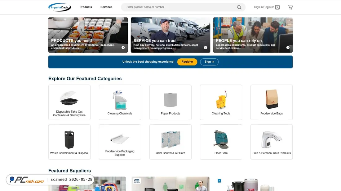 Screenshot of imperialdade.com