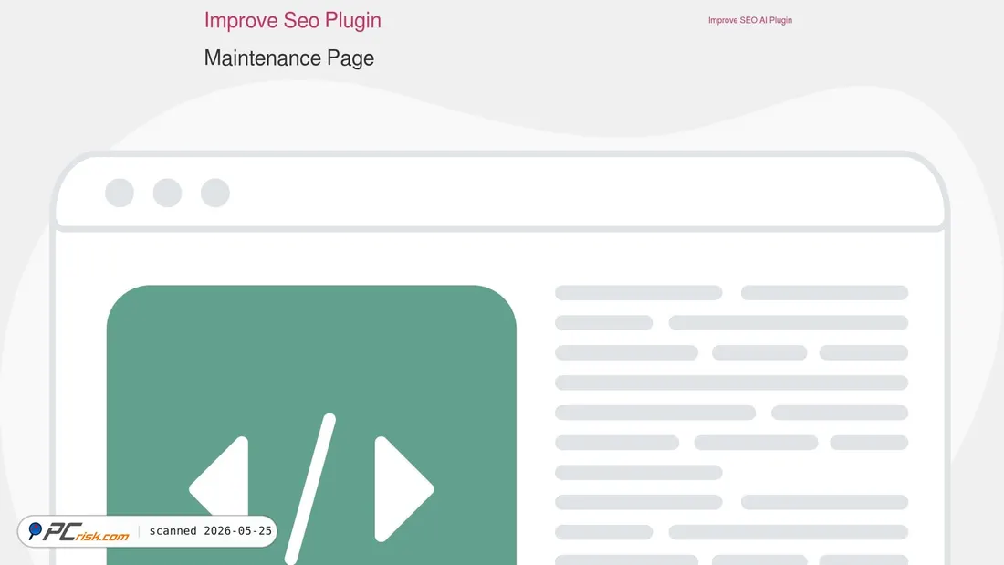 Screenshot of improveseoplugin.com