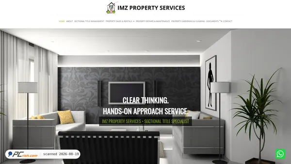 imzps.co.za screenshot