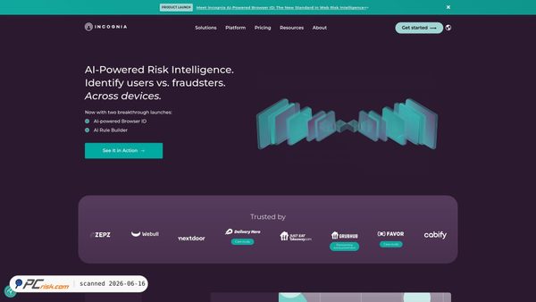 incognia.com screenshot