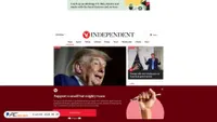 Zrzut ekranu independent.co.uk