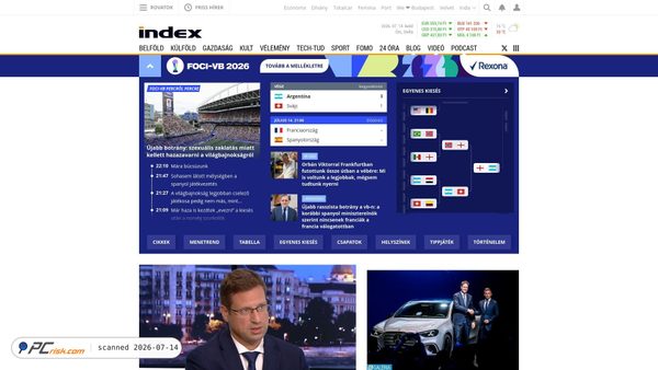 index.hu screenshot
