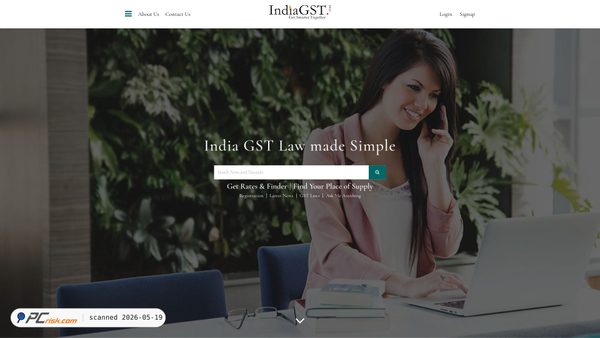 indiagst.com screenshot