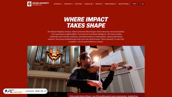 indiana.edu screenshot