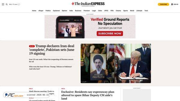 indianexpress.com screenshot