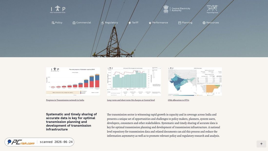 Screenshot di indiatransmission.org