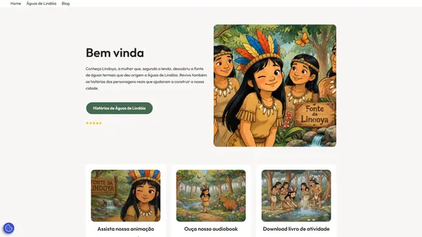 indiazinhalindoya.com.br Screenshot