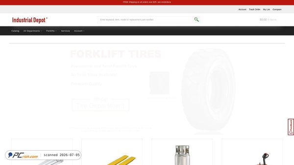 industrialdepotservices.com screenshot
