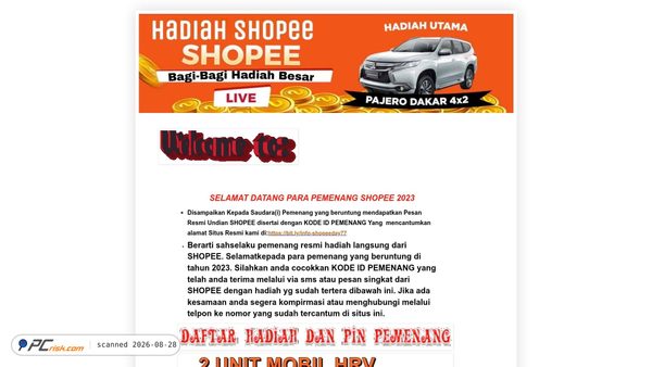 info-hadiahshopee23.blogspot.com Screenshot