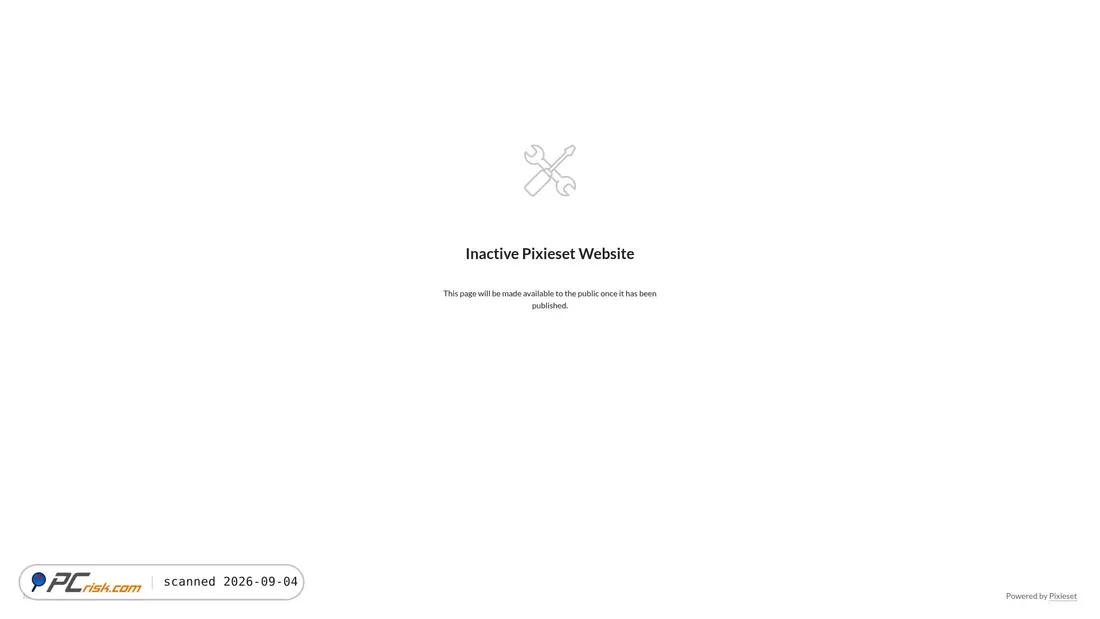 Captura de pantalla de infomailsmms.mypixieset.com