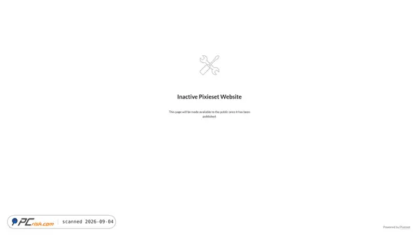 Captura de infomailsmms.mypixieset.com