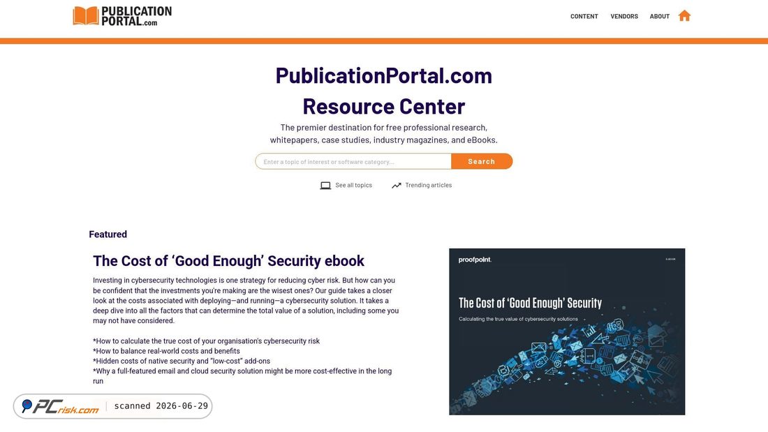 Screenshot von infotechpapers.com