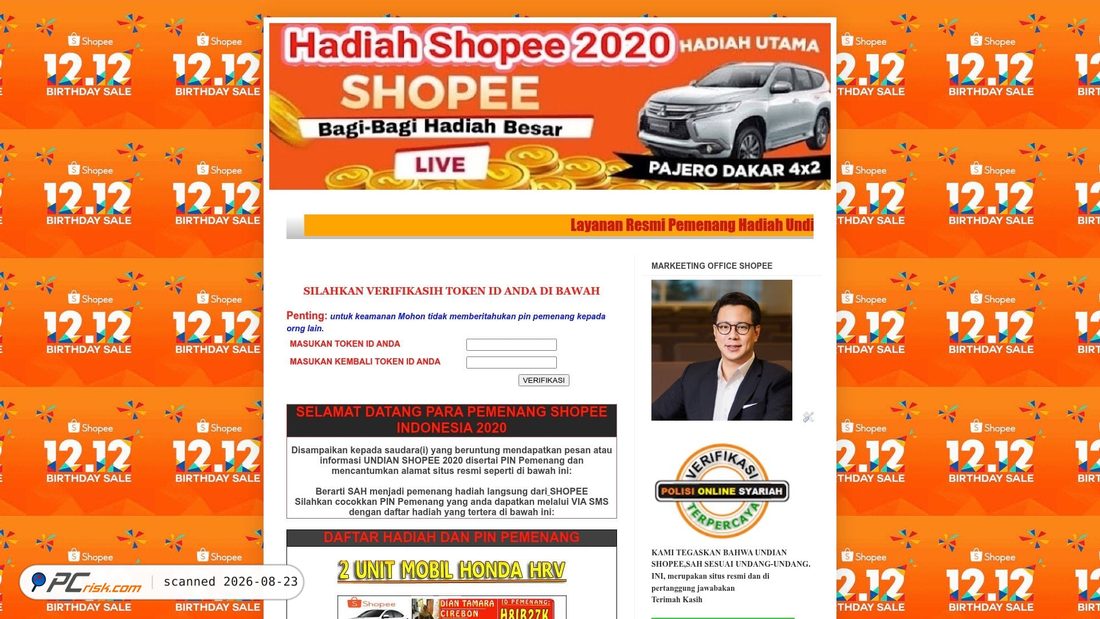 Screenshot of infoundianshopee37.blogspot.com