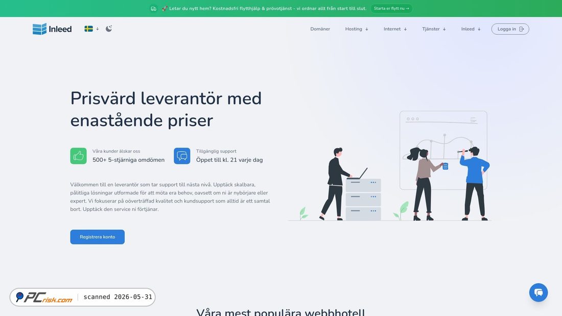 Screenshot of inleed.net