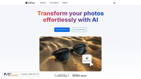 inpixio.com Screenshot