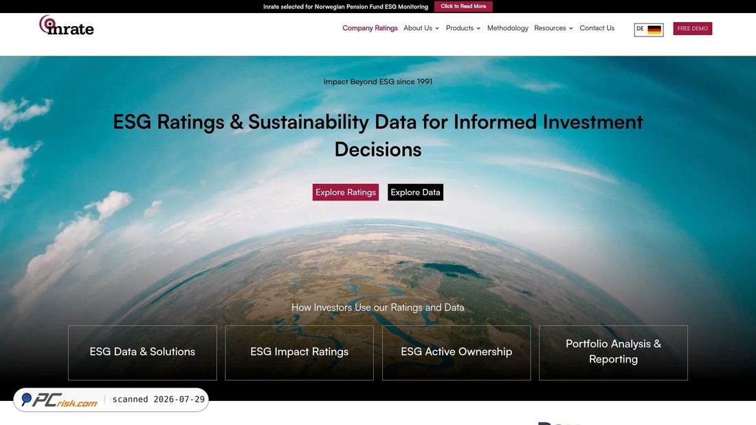 Screenshot of inrate.com