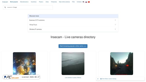 insecam.com Screenshot
