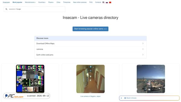 insecam.com Screenshot