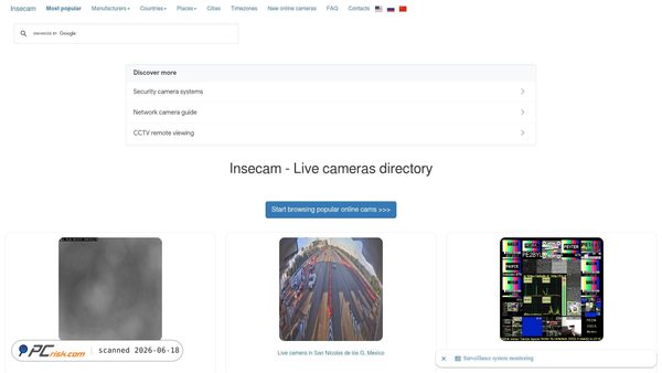insecam.org screenshot