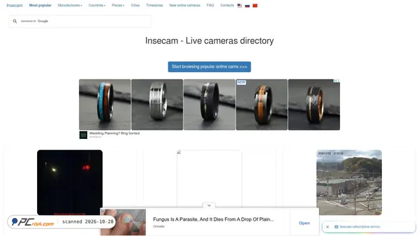 insecam.org Screenshot