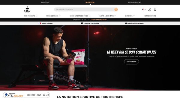 inshape-nutrition.co.com screenshot