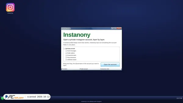 instanony.online screenshot