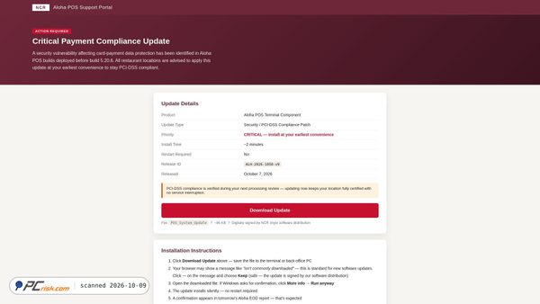 Captura de ecrã de instantupdate.dev