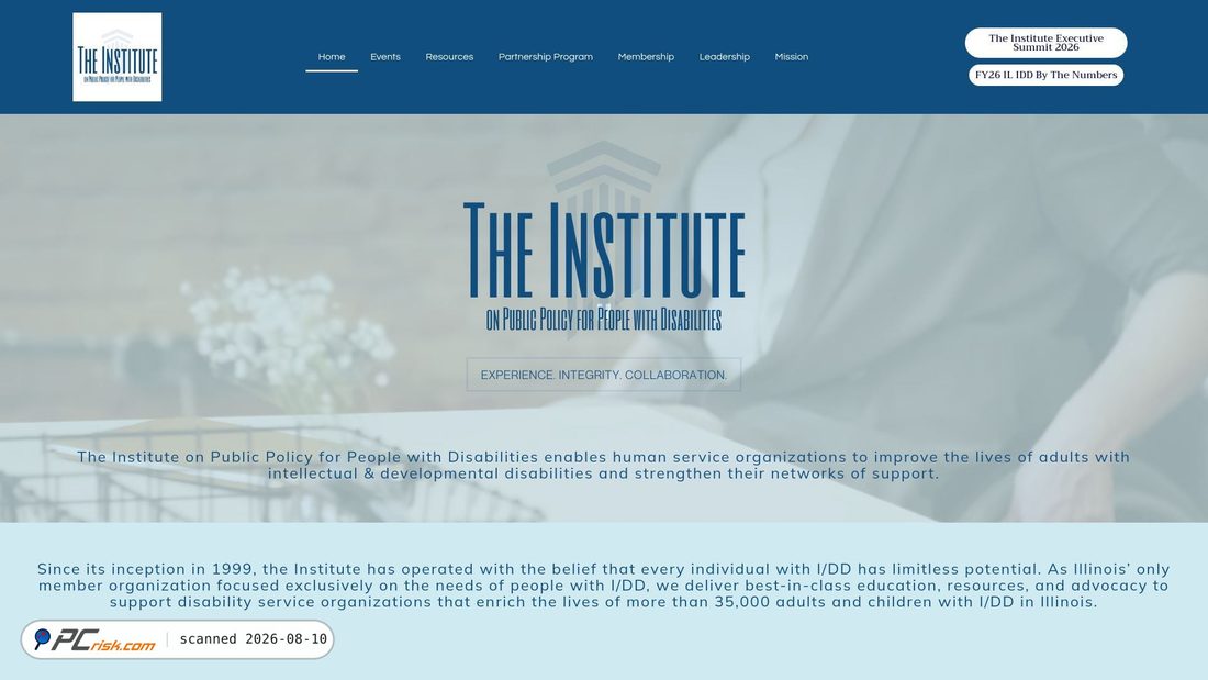 Screenshot von instituteonline.org