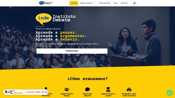 institutodebate.com Screenshot
